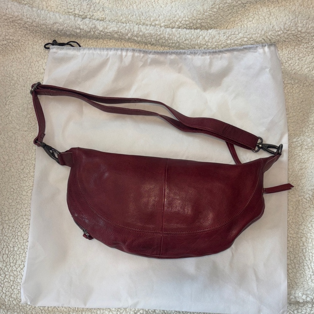 latico Burgundy Leather Crossbody Bag - Picture 2 of 7